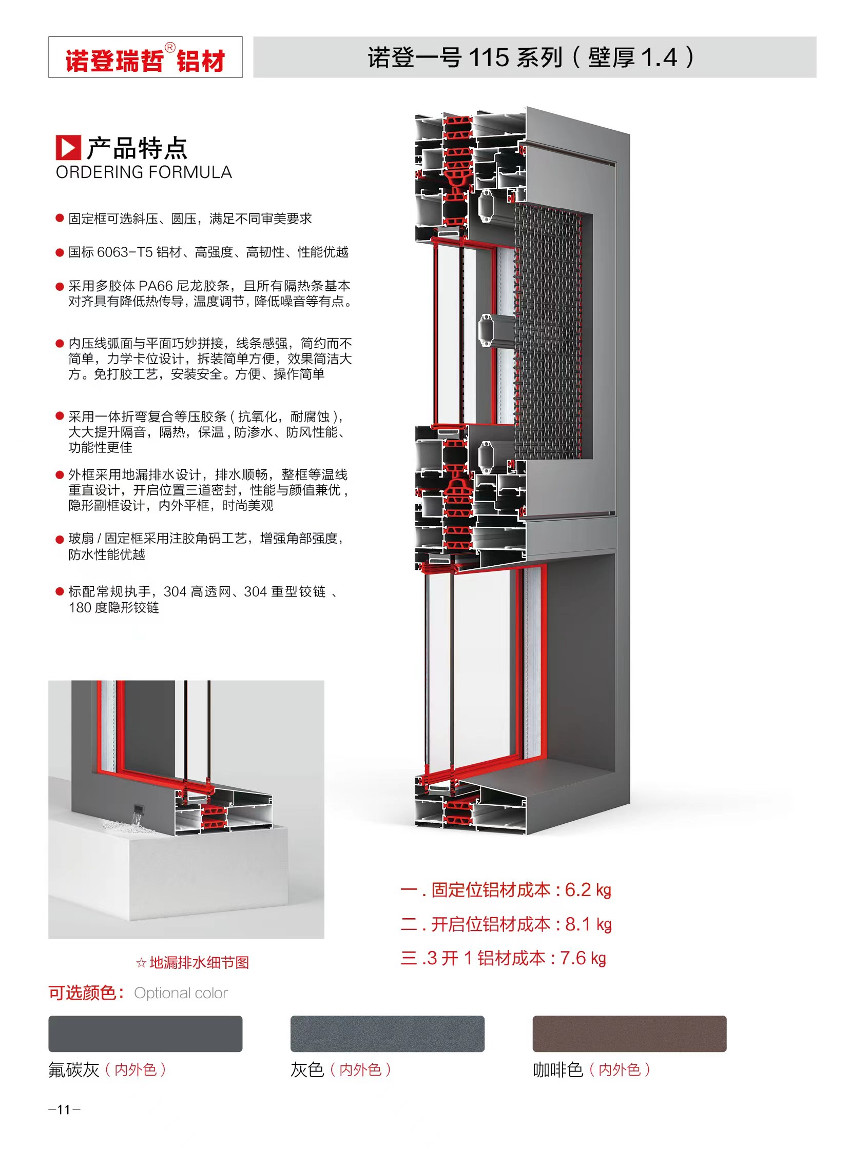 115系列诺登一号（壁厚1.4）